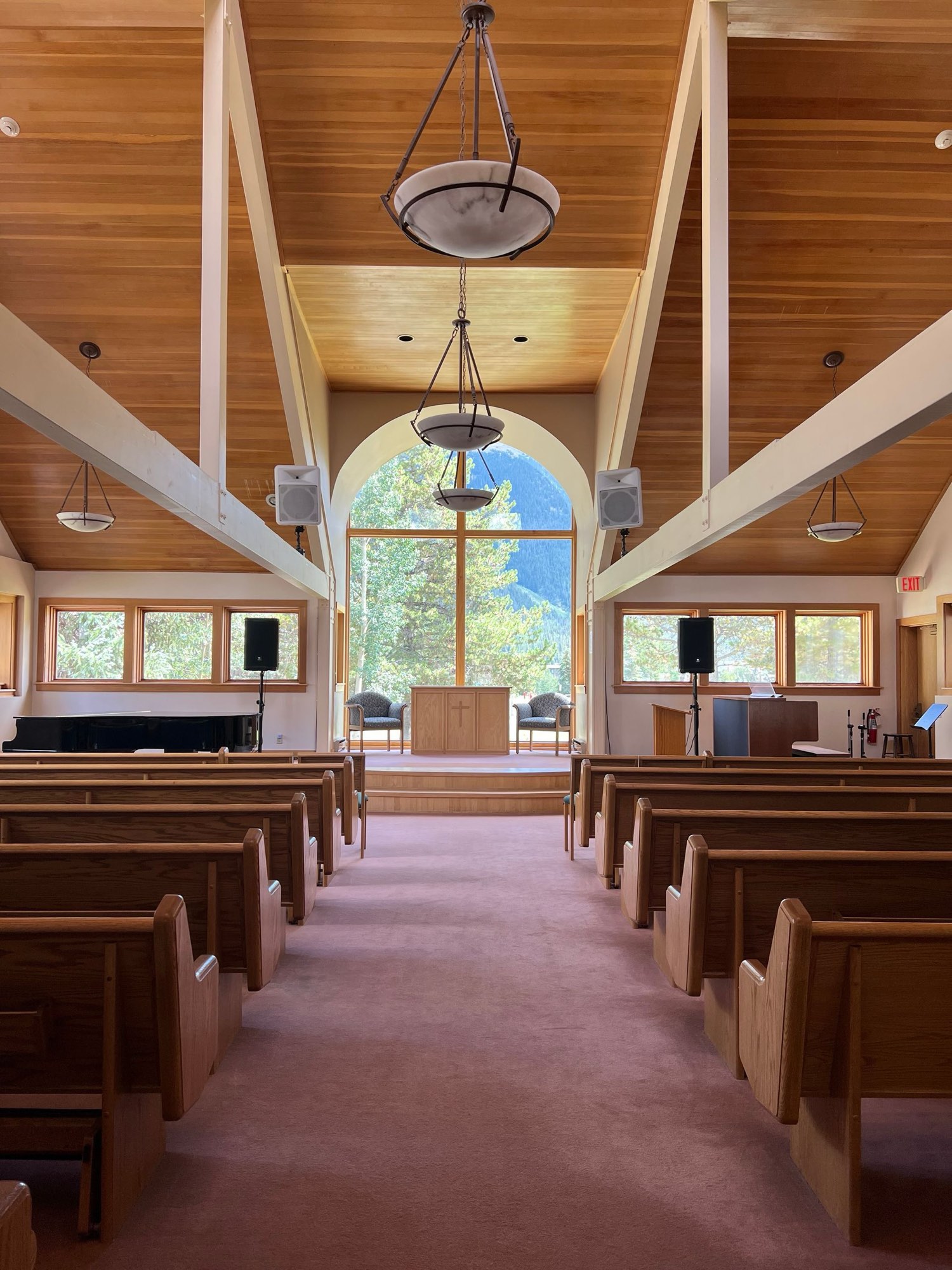 Inside Copper Chapel's Main Sanctuary